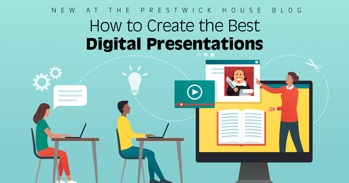 what can you create using a digital presentation application